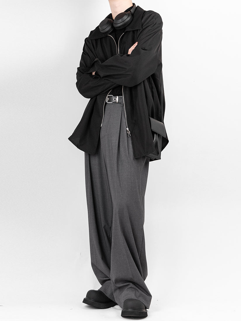 Zip-Up Long Sleeves Shirt