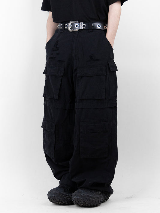 Damage Multi Cargo Pants 