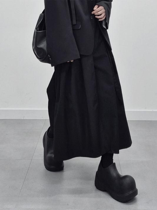 Wrap skirt pants