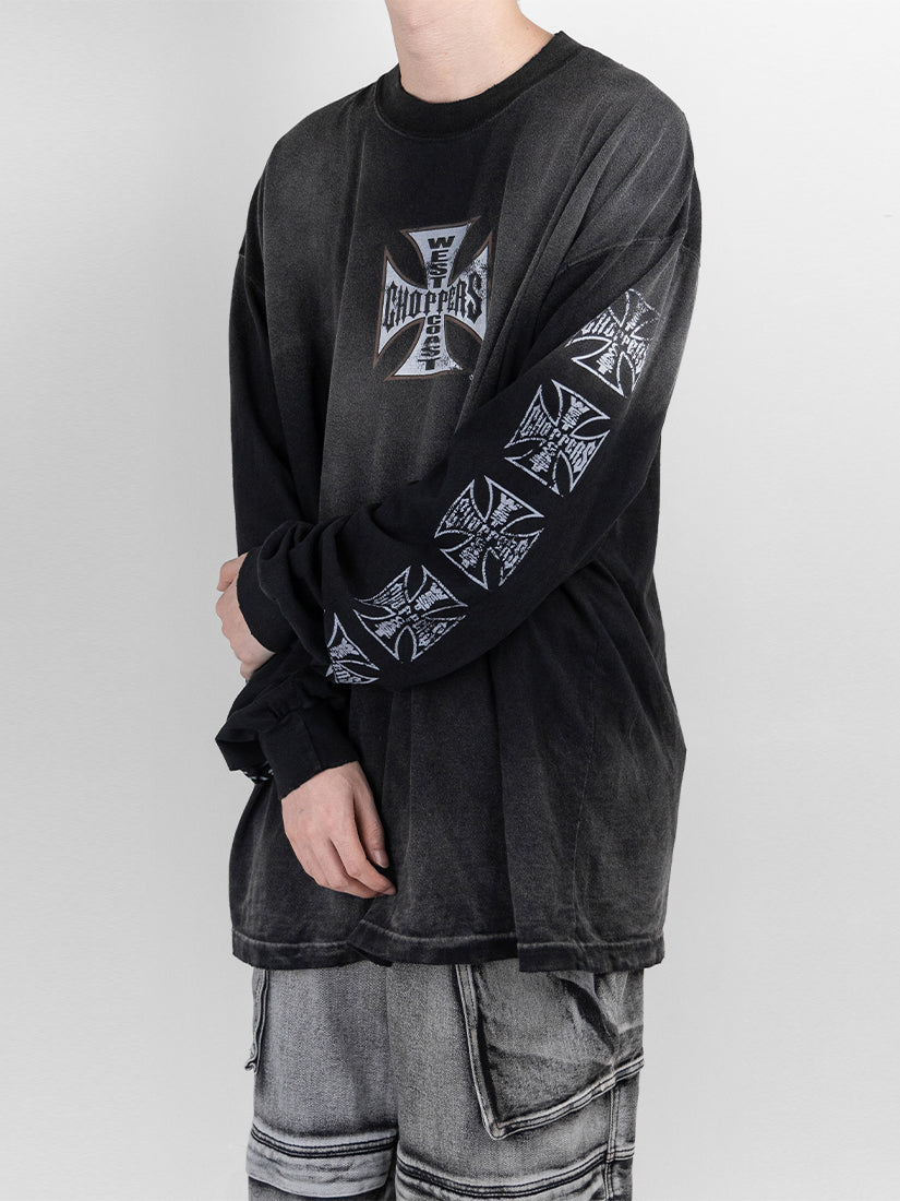 West Coast Washed Over Long Sleeves