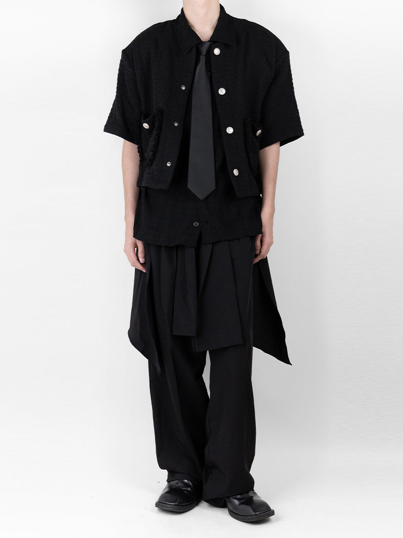 Layering Wide Trosuers