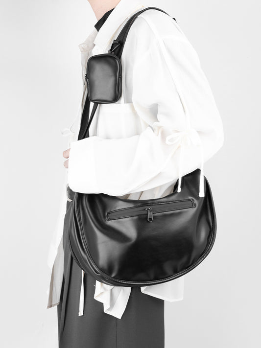 Pocket Leather Cross Bag 