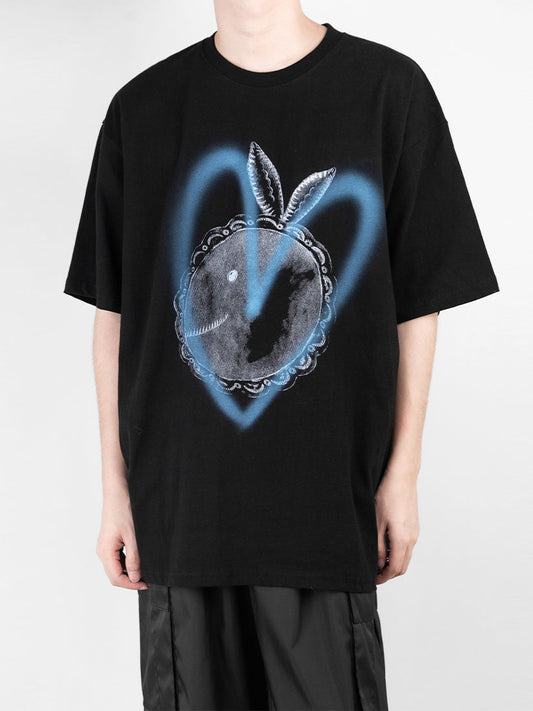 Bullet Heart Rabbit Short Sleeve Tee 