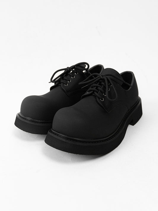 Niche Round Toe Leather Shoes 
