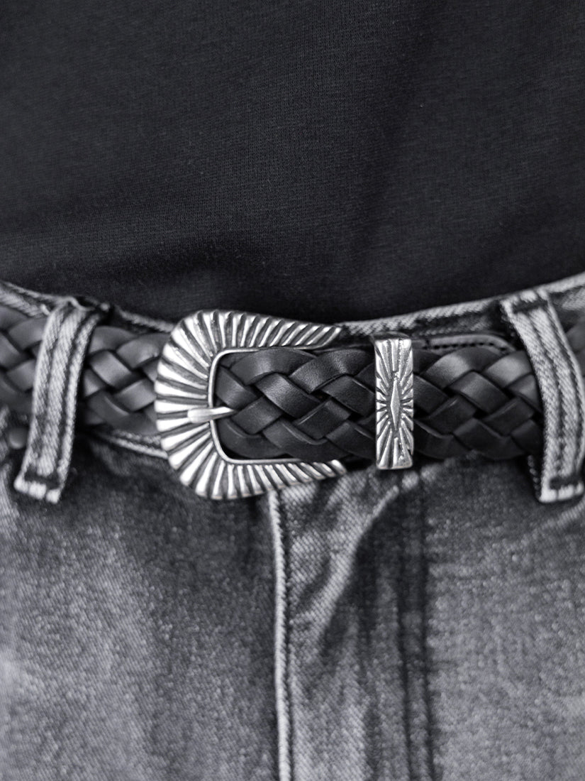 Saint Cowhide Twisted Belt
