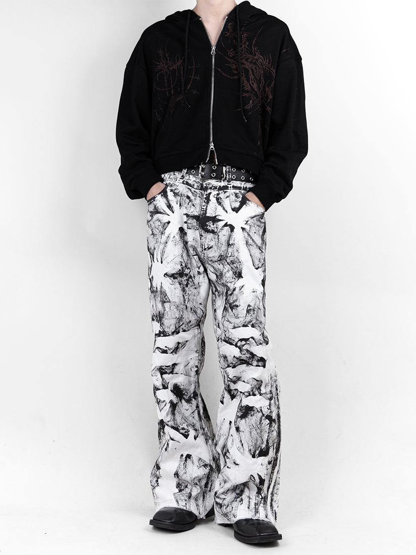 Tie-Dye Painting Pants 01 