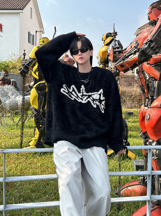 Graffiti Logo Wing Knit 