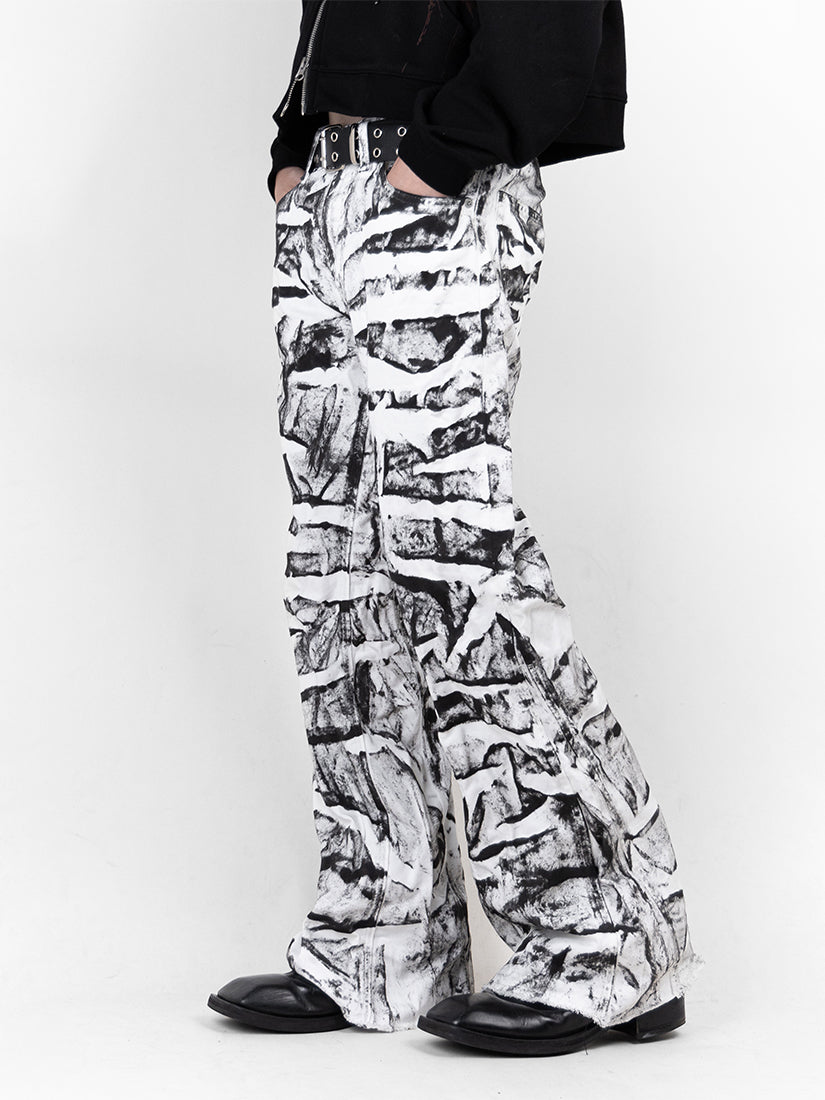 Tie-Dye Painting Pants 02 