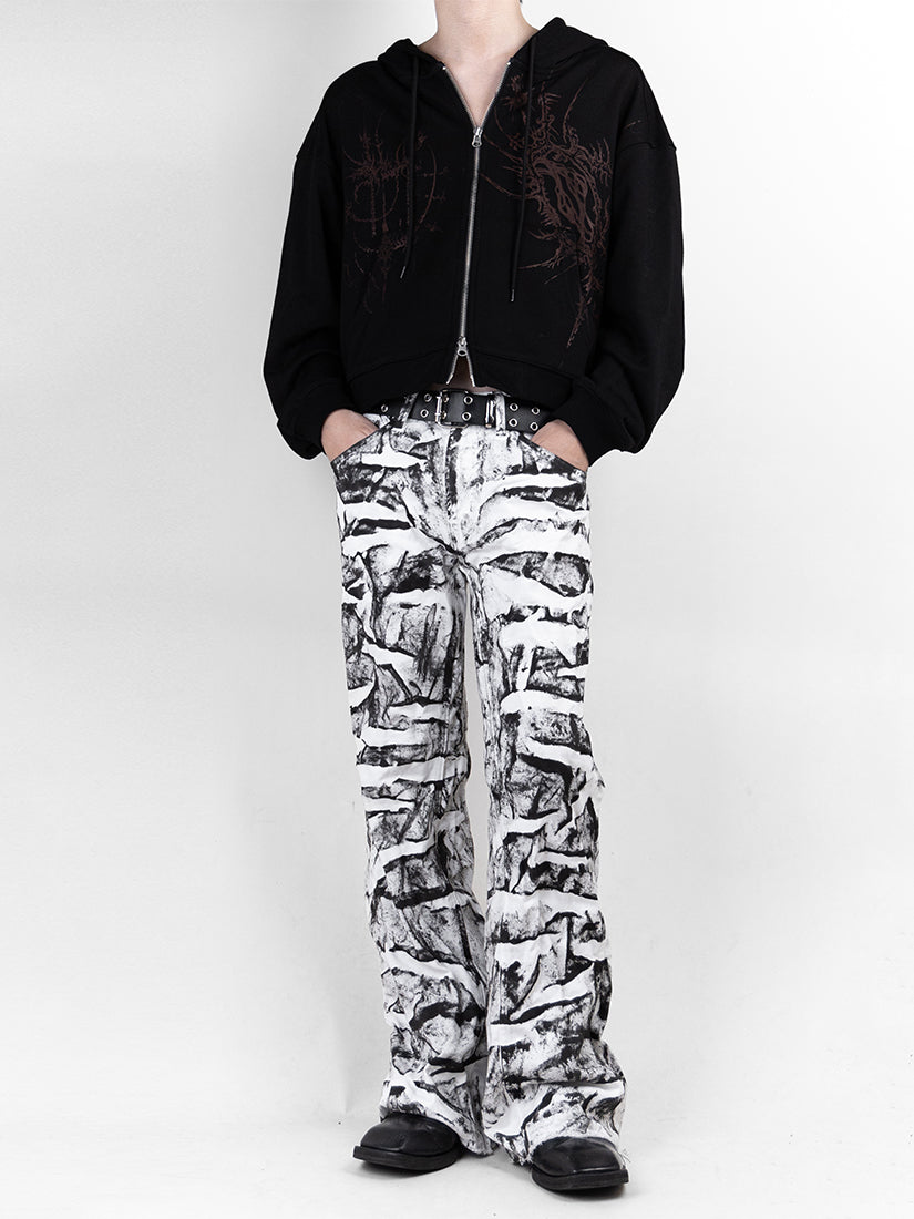 Tie-Dye Painting Pants 02 